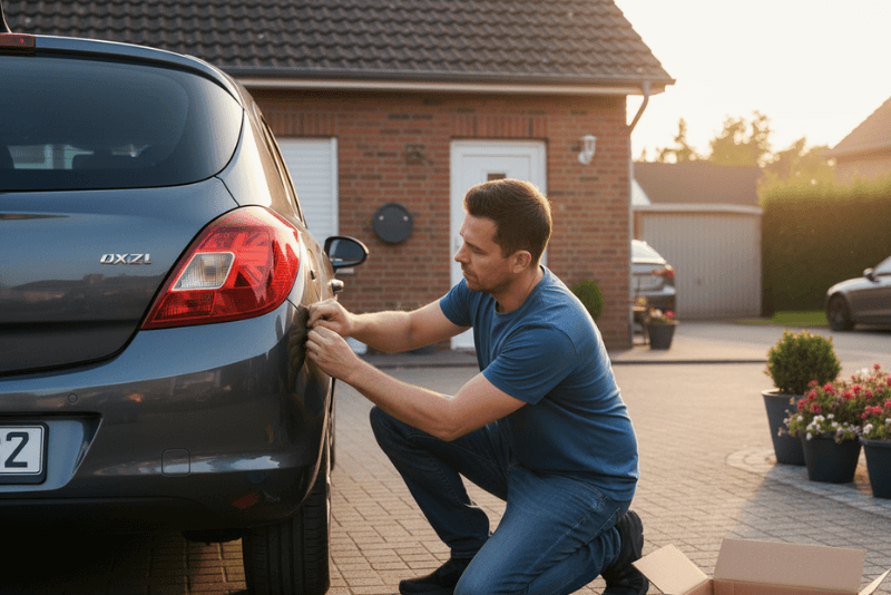 Opel Rückleuchten Einbau